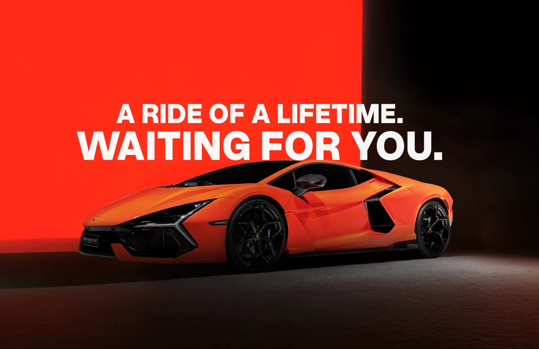 Supercar Experience Landing Page